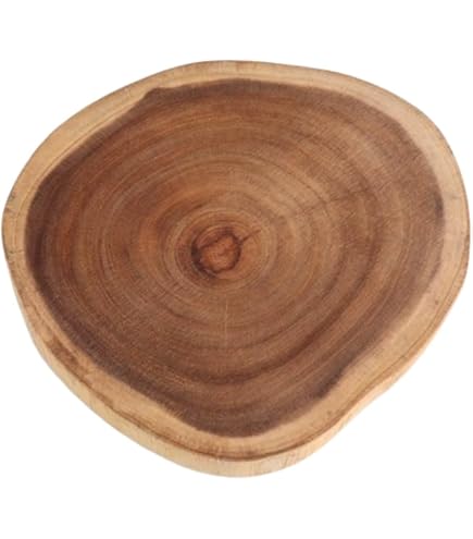 Amazon｜Lake key 無垢材 まな板 丸太ナイフボード 厚い6cm